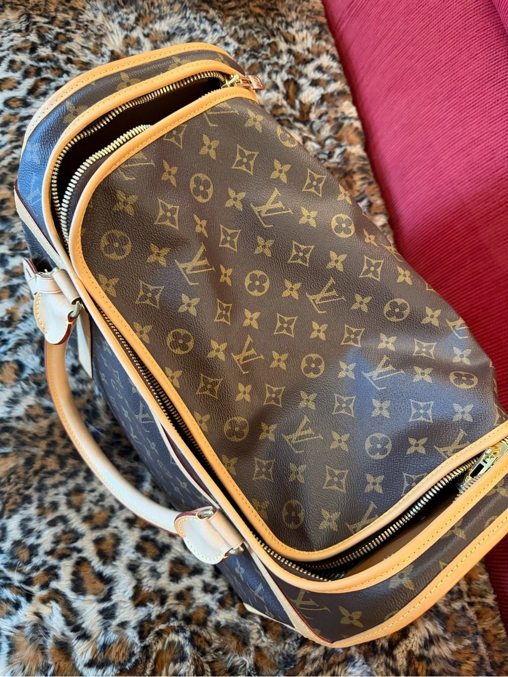 Louis Vuitton Monogram Canvas Tote with Vachetta Trim